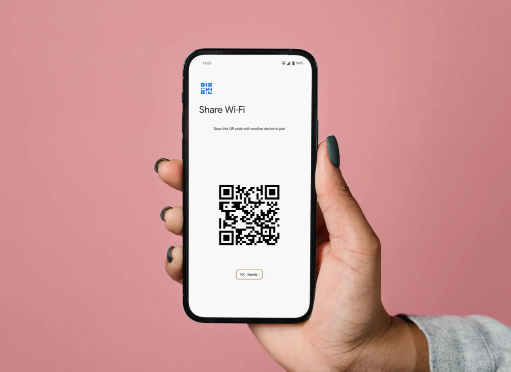 Share WiFi password with-QR Code